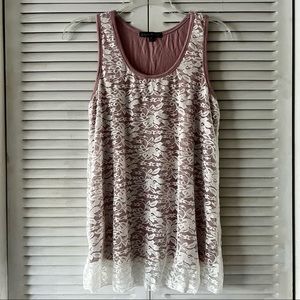 Suzie in the City sleeveless lace top